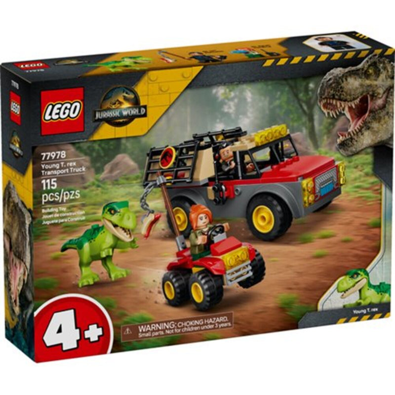 Lego 77978 Jurassic World Young T.rex Transport Truck (115 pcs)