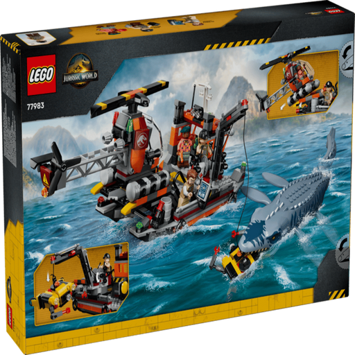 Lego 77983 Jurassic World Mosasaurus Dinosaur Boat Attack (703 Pcs)