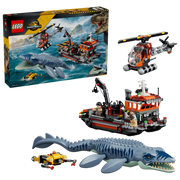 Lego 77983 Jurassic World Mosasaurus Dinosaur Boat Attack (703 Pcs)