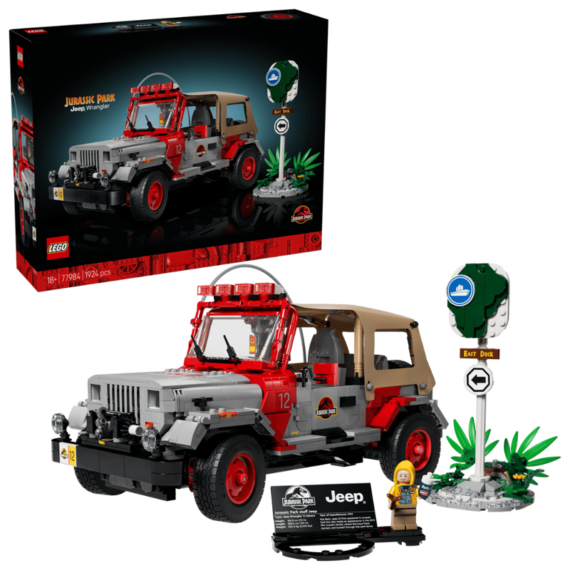 Lego 77984 Jurassic Park Jeep® Wrangler (1924 pcs)