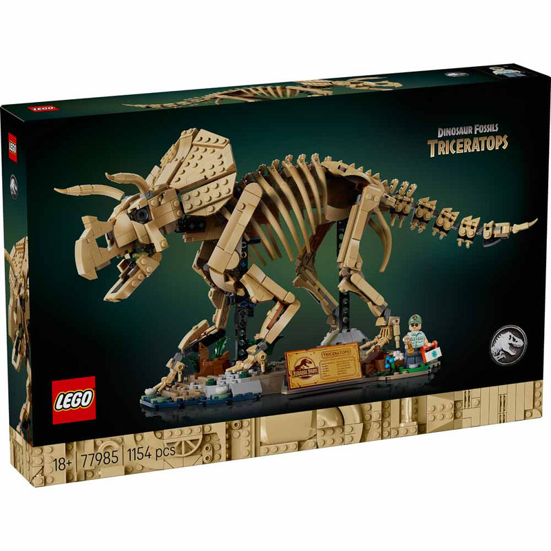 Lego 77985 Jurassic World Dinosaur Fossils :Triceratops (1154 Pieces)