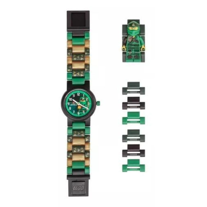 Ninjago Watch Lego Minifigure Watch LEGO Ninjago 8021650 LLOYD Buildable Minifigure Link Watch, With  Interchangeable Links, Analog Display, And Integrated Lloyd Minifigure,