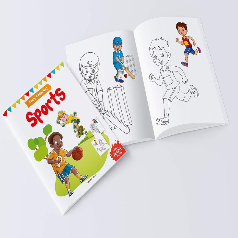Let's Colour Copy Colouring pack Set of 8 books