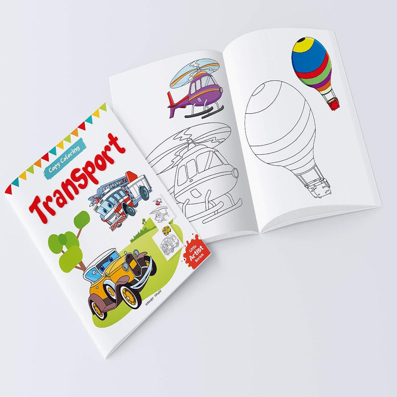 Let's Colour Copy Colouring pack Set of 8 books