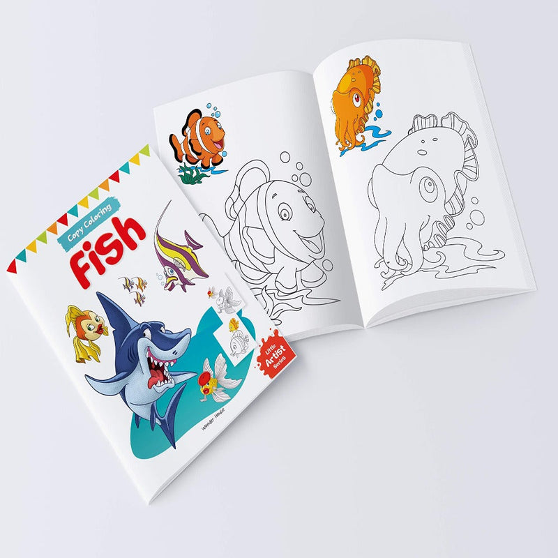 Let's Colour Copy Colouring pack Set of 8 books