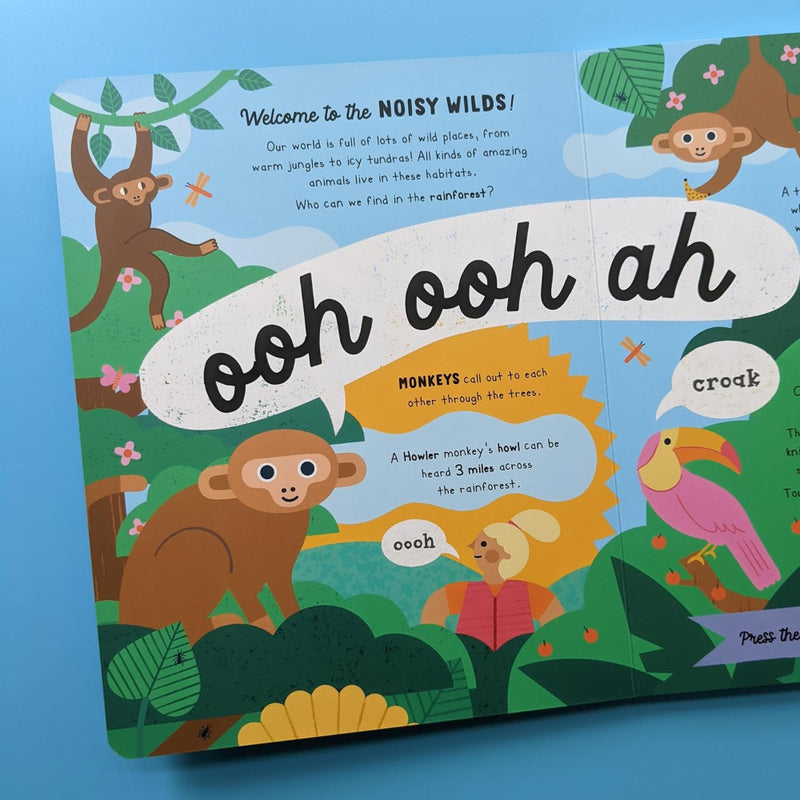 Let's Explore The Noisy Wilds! Sound Book