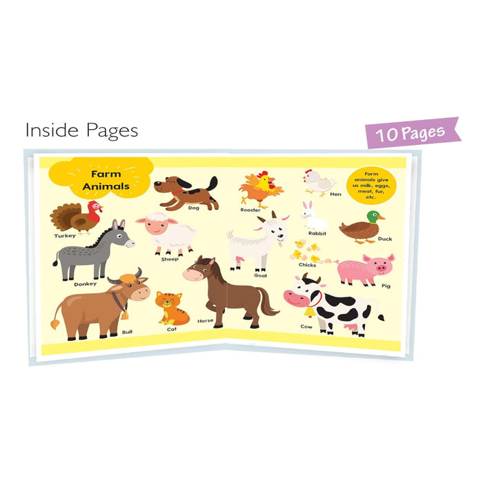 Let's Learn Giant Board Book-Board Book-Hello Friend-Toycra