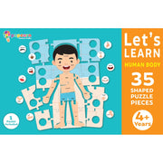 Let's Learn Human Body Shaped Puzzle (35 Pieces)