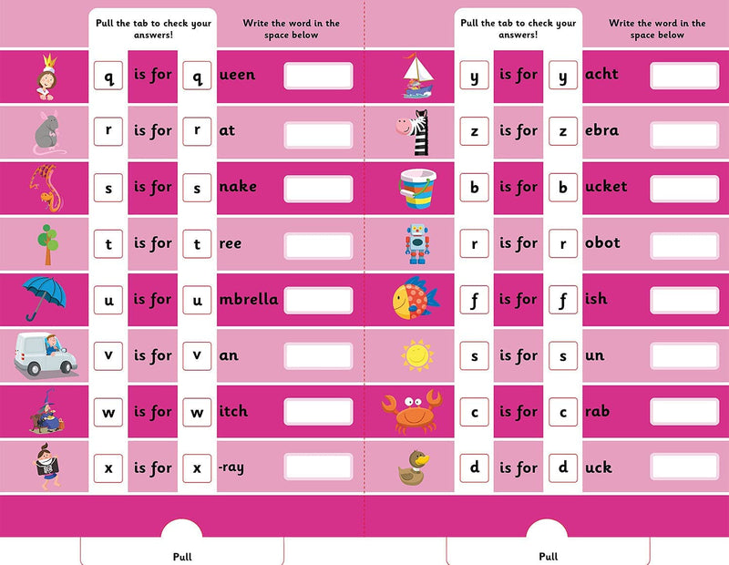 Let's Learn The Alphabet Pull The Tabs Book