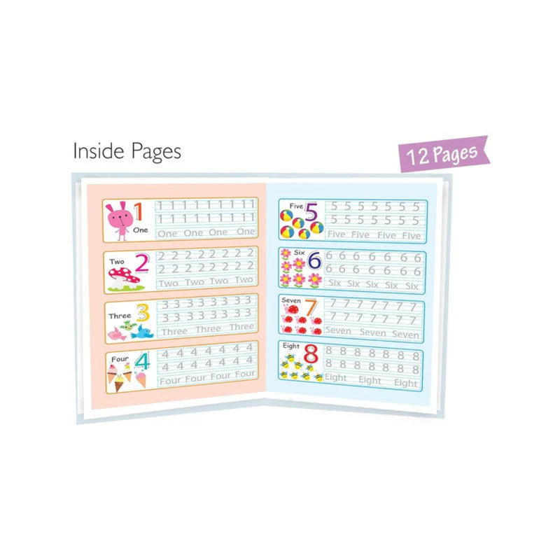 Let's Learn & Write Debossed Lines Practice Book (Set Of 4 Book)