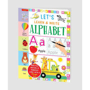 Let's Learn & Write Debossed Lines Practice Book (Set Of 4 Book)