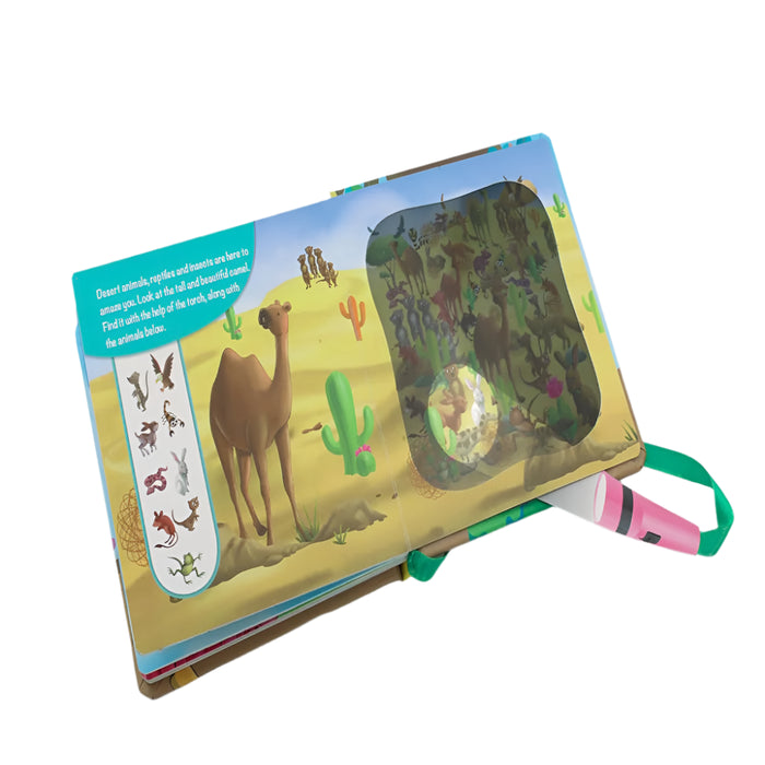 Let's Play Hide And Seek Torch Book-Board Book-Booktopus-Toycra