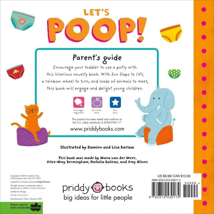 Let's Poop!-Board Book-Pan-Toycra