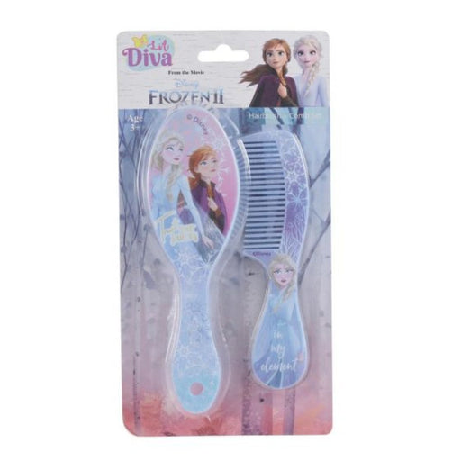 Li'l Diva Disney Frozen II Hairbrush & Comb Set-Fashion accessory-Li'l Diva-Toycra