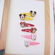 Li'l Diva Disney Mickey, Minnie and Daisy Hair Clips Set of 6