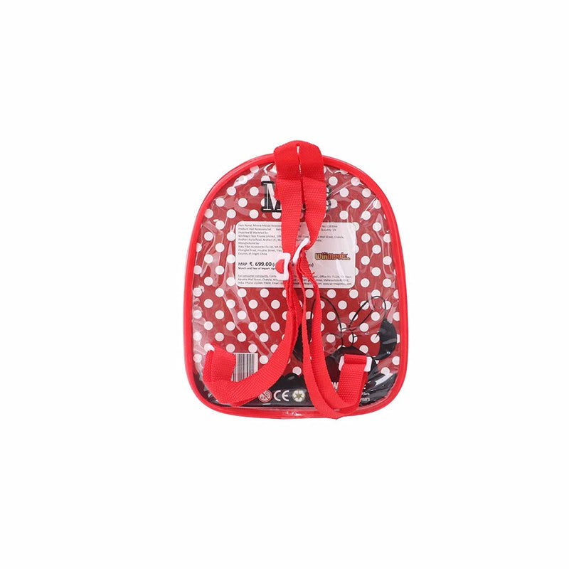 Li'l Diva Minnie Mouse Accessories With Bag Red