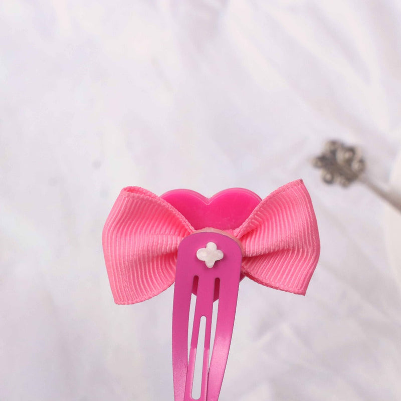 Lil Diva Minnie Mouse Clips Pink Pack Of 2