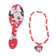 Li'l Diva Minnie Mouse Hair Brush With Necklace