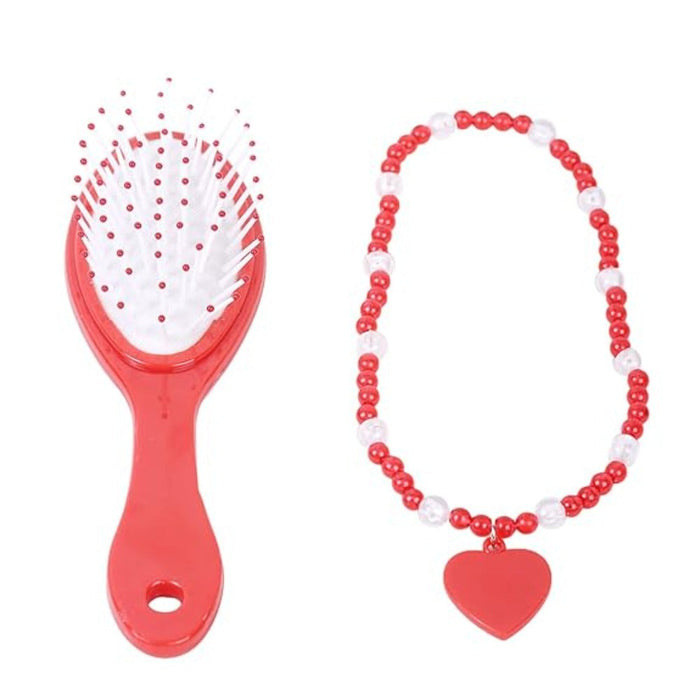 Li'l Diva Minnie Mouse Hair Brush With Necklace-Fashion accessory-Li'l Diva-Toycra