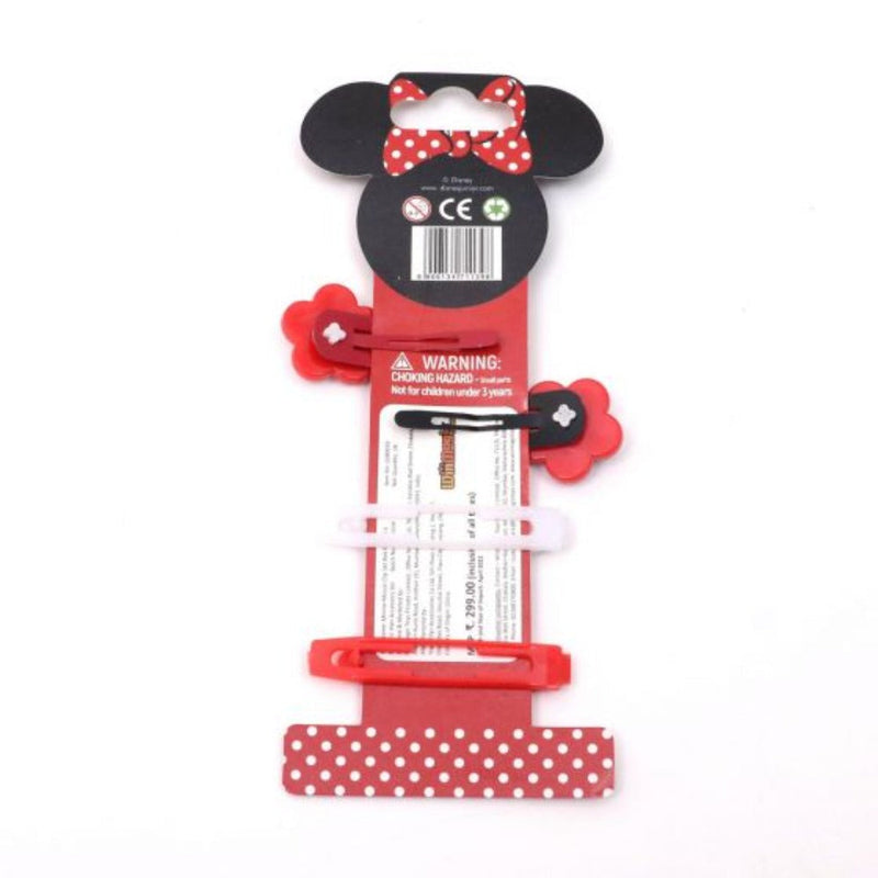 Lil Diva Minnie Mouse Hair Clips - 4 pcs