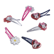 Lil Diva Minnie Mouse Hair Clips Pack Of 6