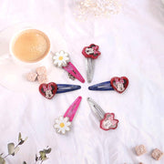 Lil Diva Minnie Mouse Hair Clips Pack Of 6