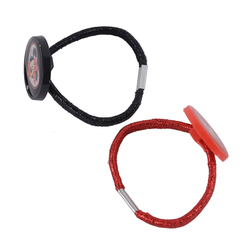 Lil Diva Minnie Mouse Hair Ties Pack Of 2