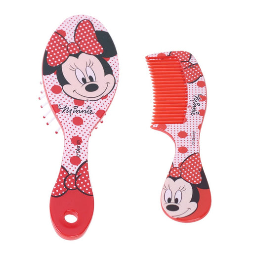 Lil Diva Minnie Mouse Hairbrush With Comb-Fashion accessory-Lil Diva-Toycra