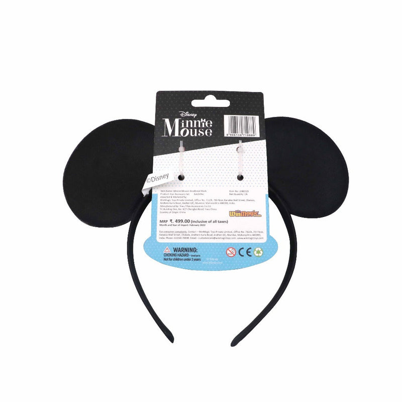 Lil Diva Minnie Mouse Headband Black