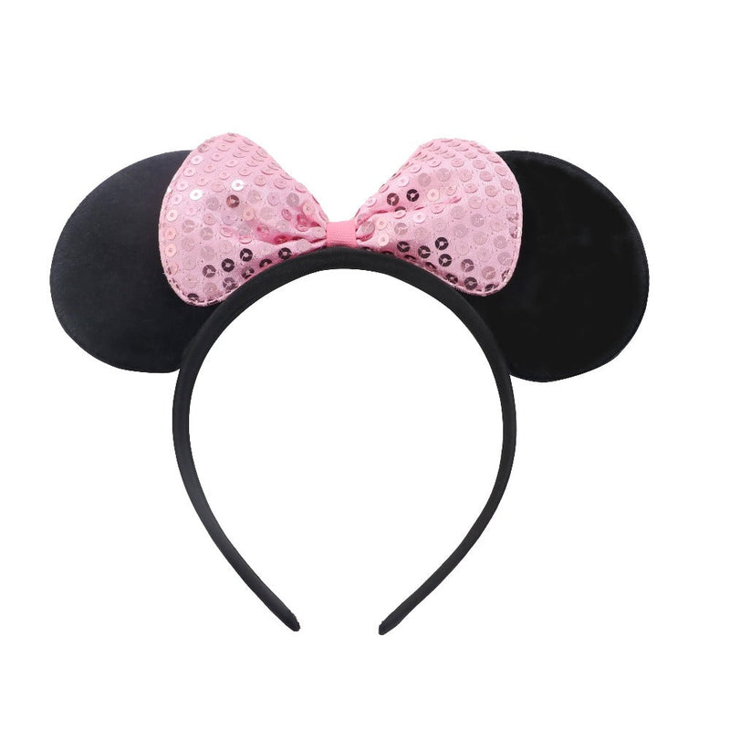 Lil Diva Minnie Mouse Headband Black
