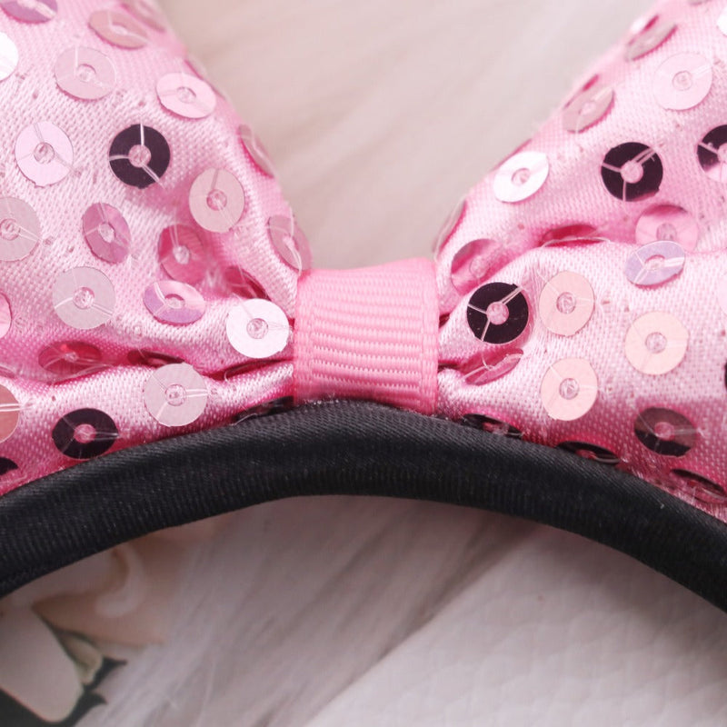 Lil Diva Minnie Mouse Headband Black