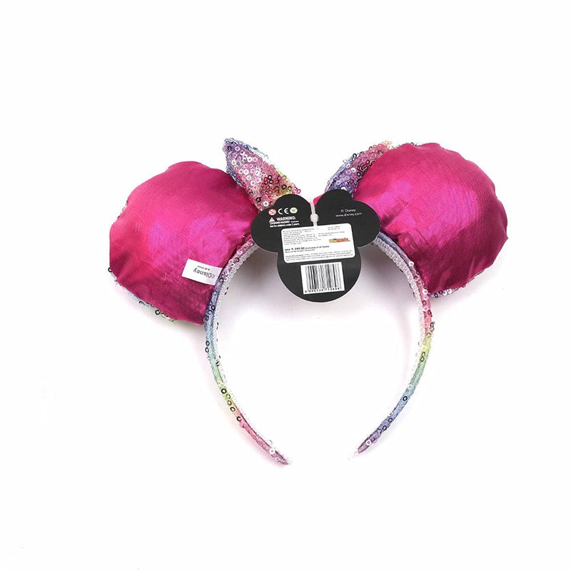 Li'l Diva Minnie Mouse Multicolored Headband With A Sequined Bow