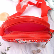 Lil Diva Minnie Mouse Sequin Sling Bag Red