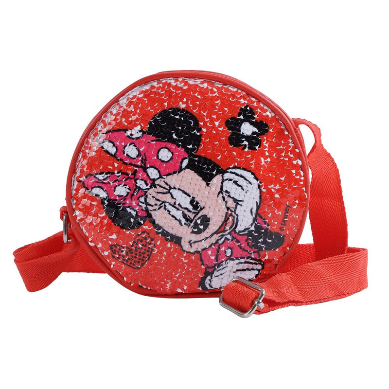 Lil Diva Minnie Mouse Sequin Sling Bag Red