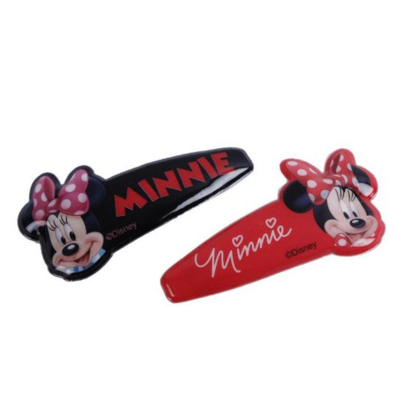 Lil Diva Minnie Mouse Snap Hair Clips - Pack of 2