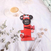 Lil Diva Minnie Mouse Snap Hair Clips With Charms Pack Of 2