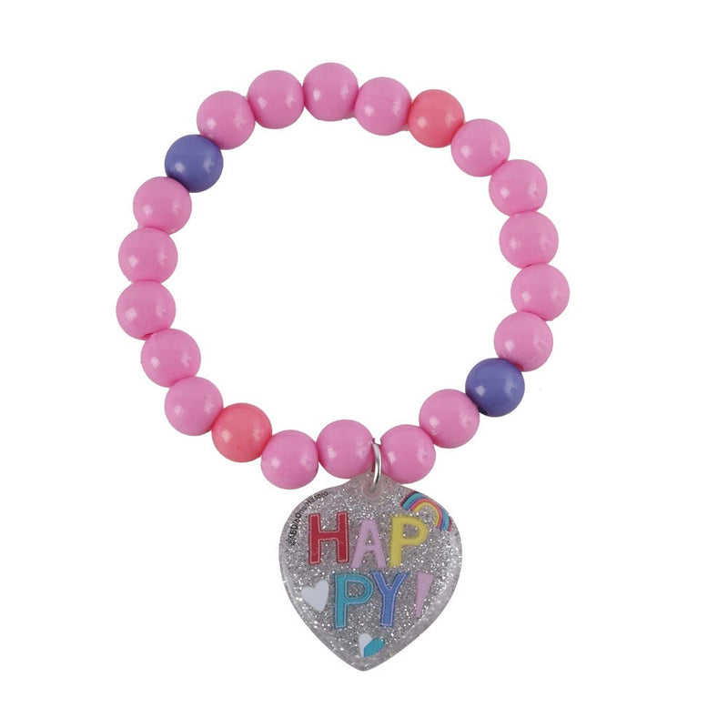 Lil Diva Peppa Pig Beaded Bracelets Pack Of 3