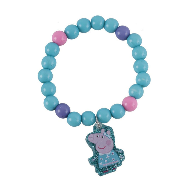 Lil Diva Peppa Pig Beaded Bracelets Pack Of 3
