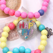 Lil Diva Peppa Pig Beaded Bracelets Pack Of 3