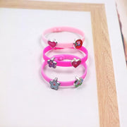 Li'l Diva Peppa Pig Fashion Accessories Bracelet + Chams Set