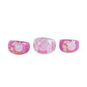 Lil Diva Peppa Pig Finger Rings Pack Of 3