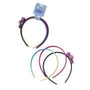 Lil Diva Peppa Pig Glitter Headbands Pack Of 3