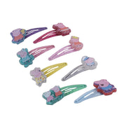 Lil Diva Peppa Pig Hair Clips Pack Of 8