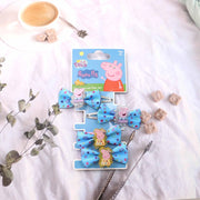 Lil Diva Peppa Pig Hair Loops & Clips Set