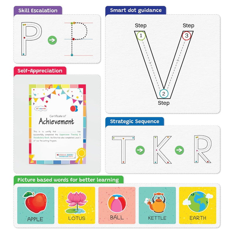 Lil Legends Activity Books (Level 0 to 2)