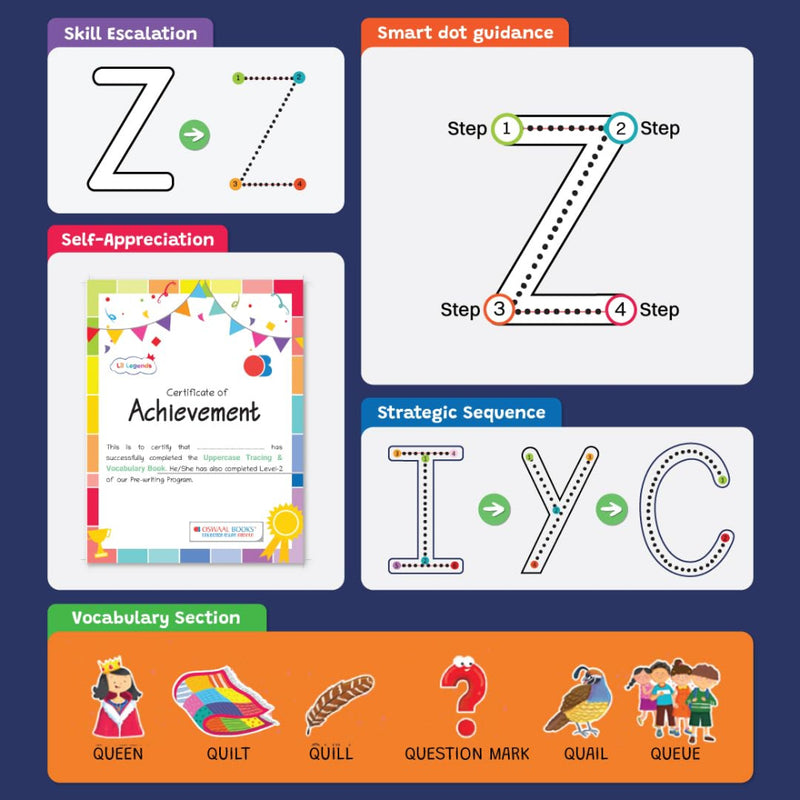 Lil Legends Activity Books (Level 0 to 2)