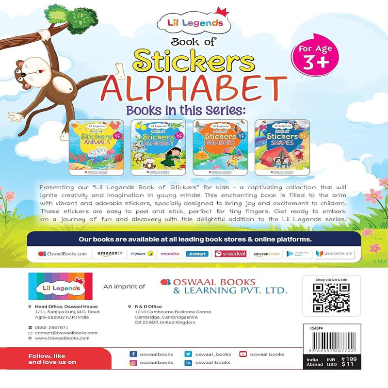 Lil Legends Books Of Stickers For Kids