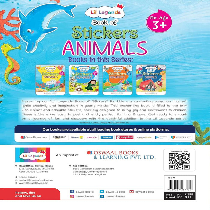Lil Legends Books Of Stickers For Kids — Toycra