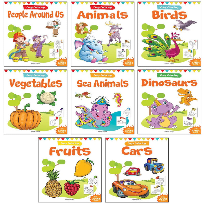 Little Artist Copy Colouring pack Set of 8 books