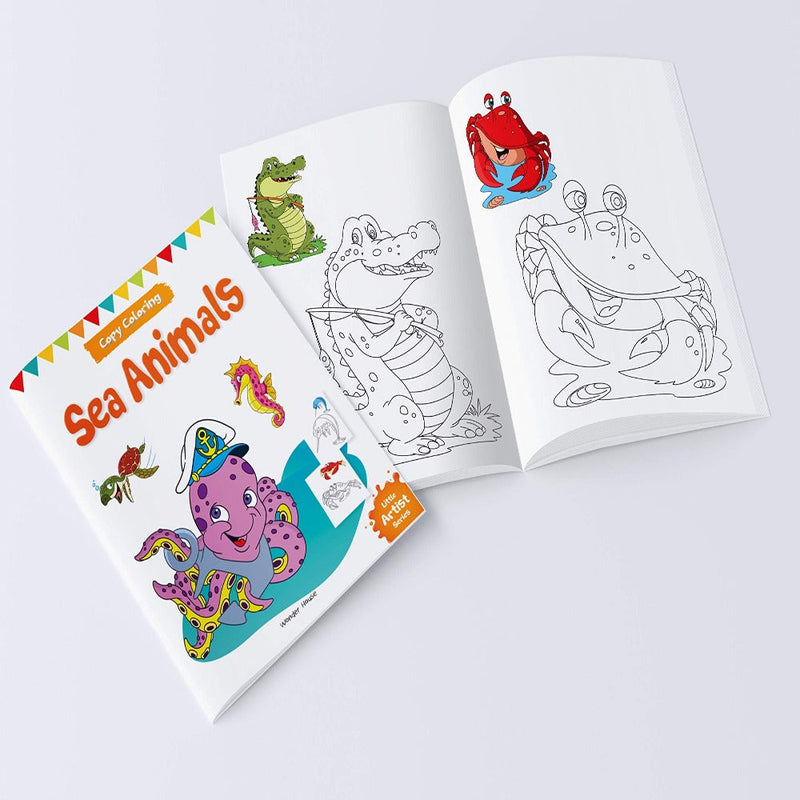 Little Artist Copy Colouring pack Set of 8 books